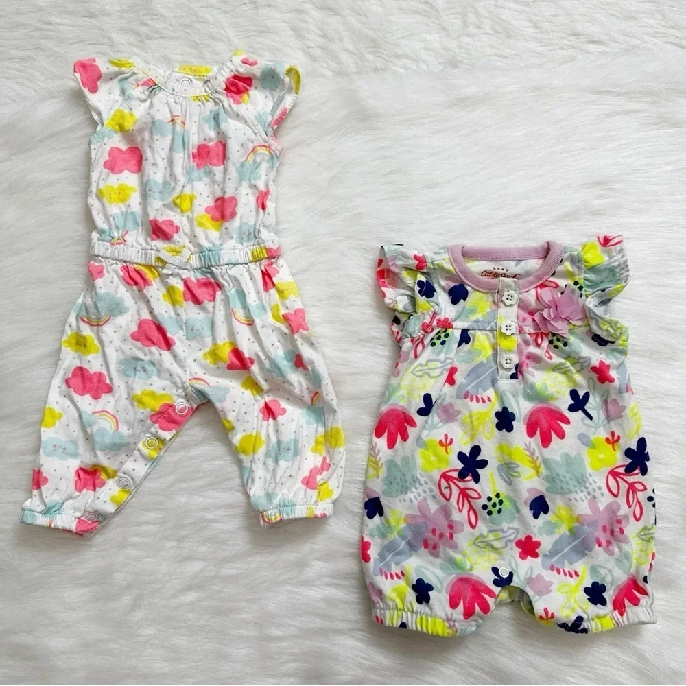 Baby Girl Newborn Summer Clothes LOT